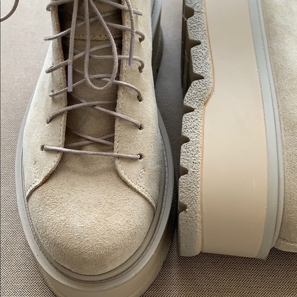 Suede combat boots -size 8.5 - Picture 5 of 13